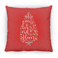 Let us adore Him - Large Square Pillow