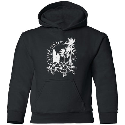 Jesus Surfed Apparel - Boy's/Girl's Youth Cotton Hoodie