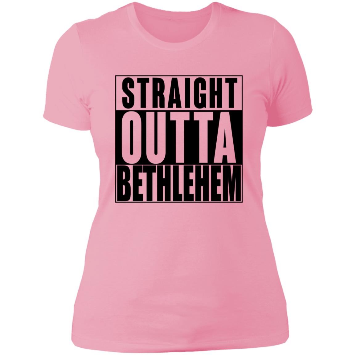 Straight Outta Bethlehem - Women's Boyfriend T-Shirt