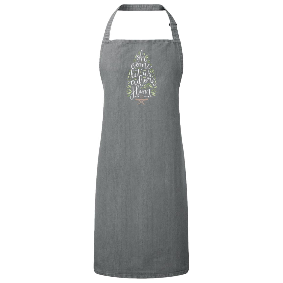 Let us adore Him - Sustainable Unisex Bib Apron