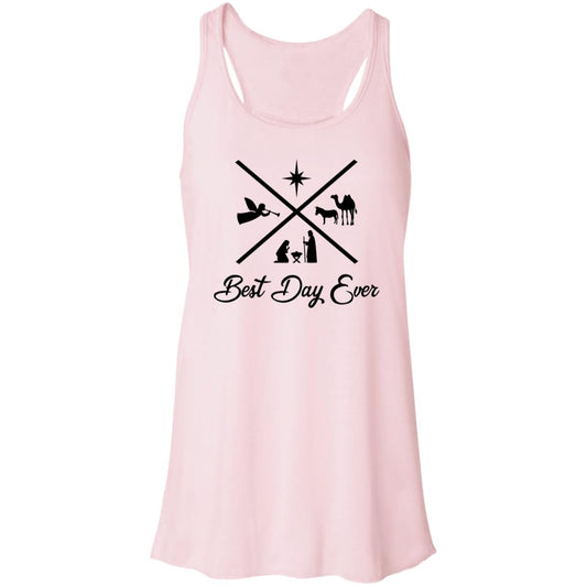 Best Day Ever - Women's Flowy Racerback Tank