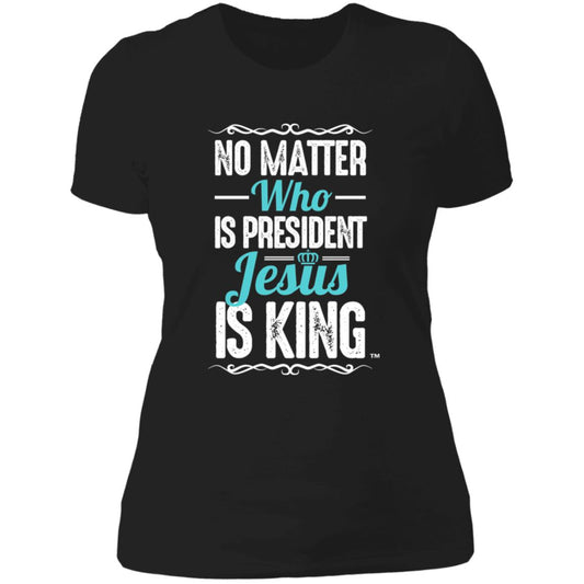 Jesus is King Women's Boyfriend T-Shirt