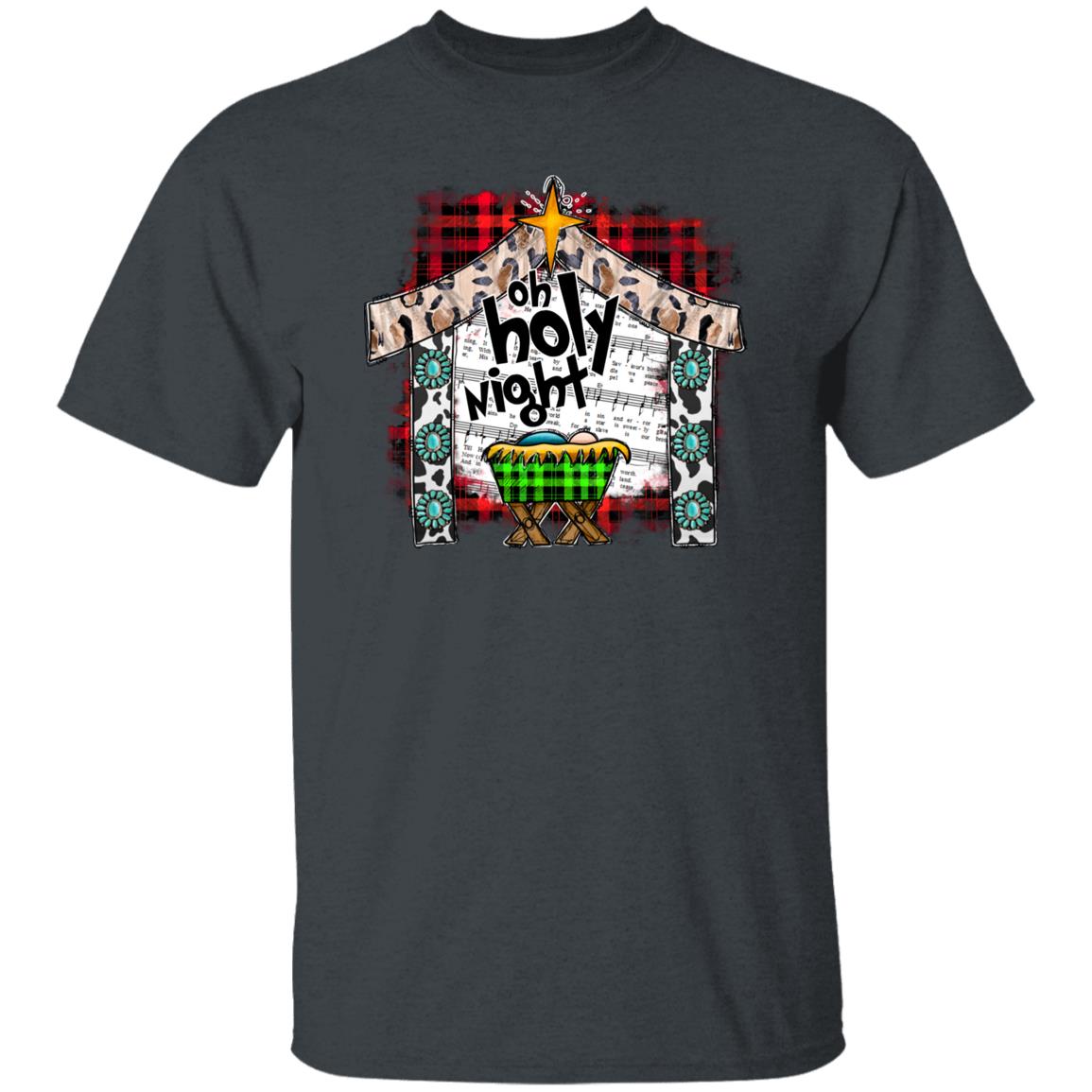 Oh Holy Night - Men's Cotton Short Sleeve T-Shirt