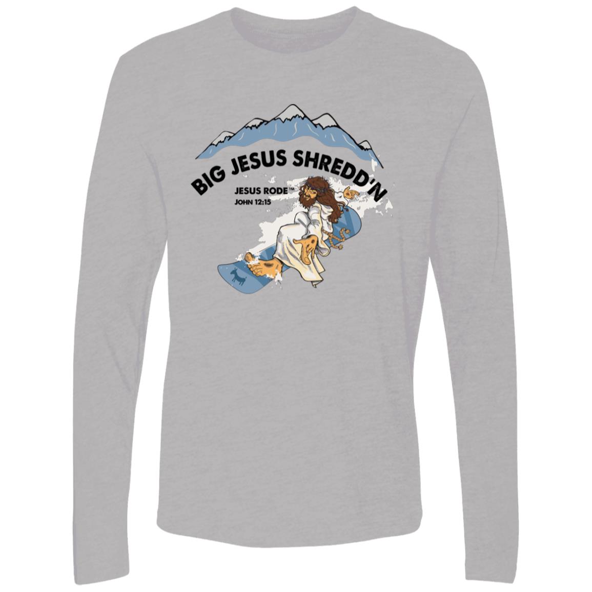 Shredd'n Jesus Men's Premium Long Sleeve T-Shirt