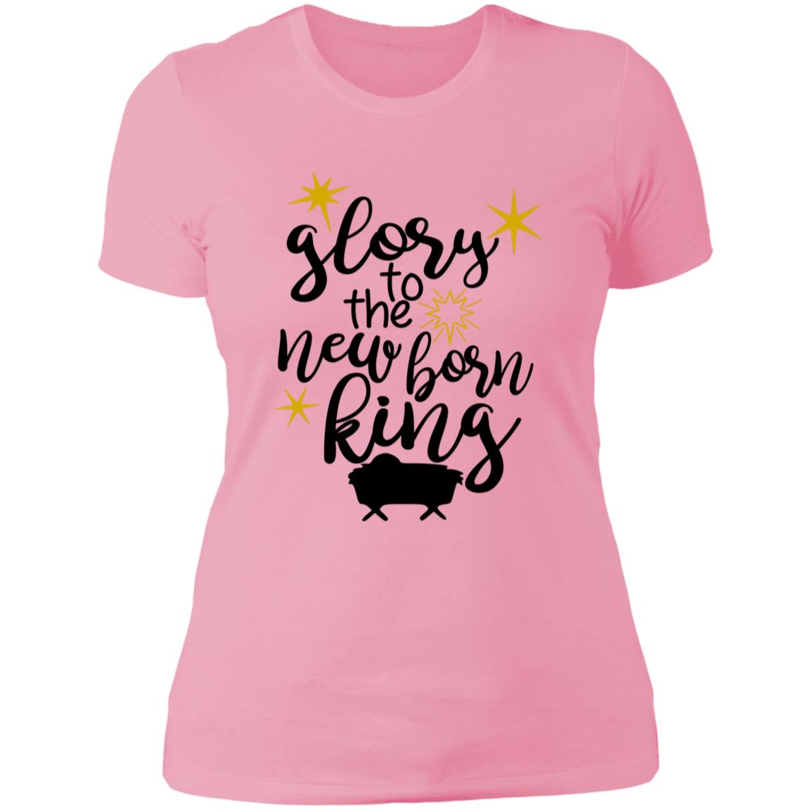 Glory to the new born King - Women's Boyfriend T-Shirt