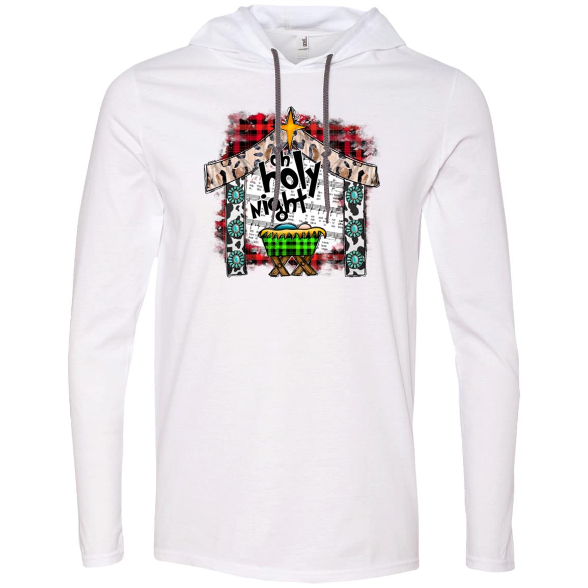 Oh Holy Night - Men/Women Unisex Long Sleeve Hoodie T