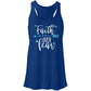 Faith Over Fear - Mother's Day Women's Flowy Racerback Tank