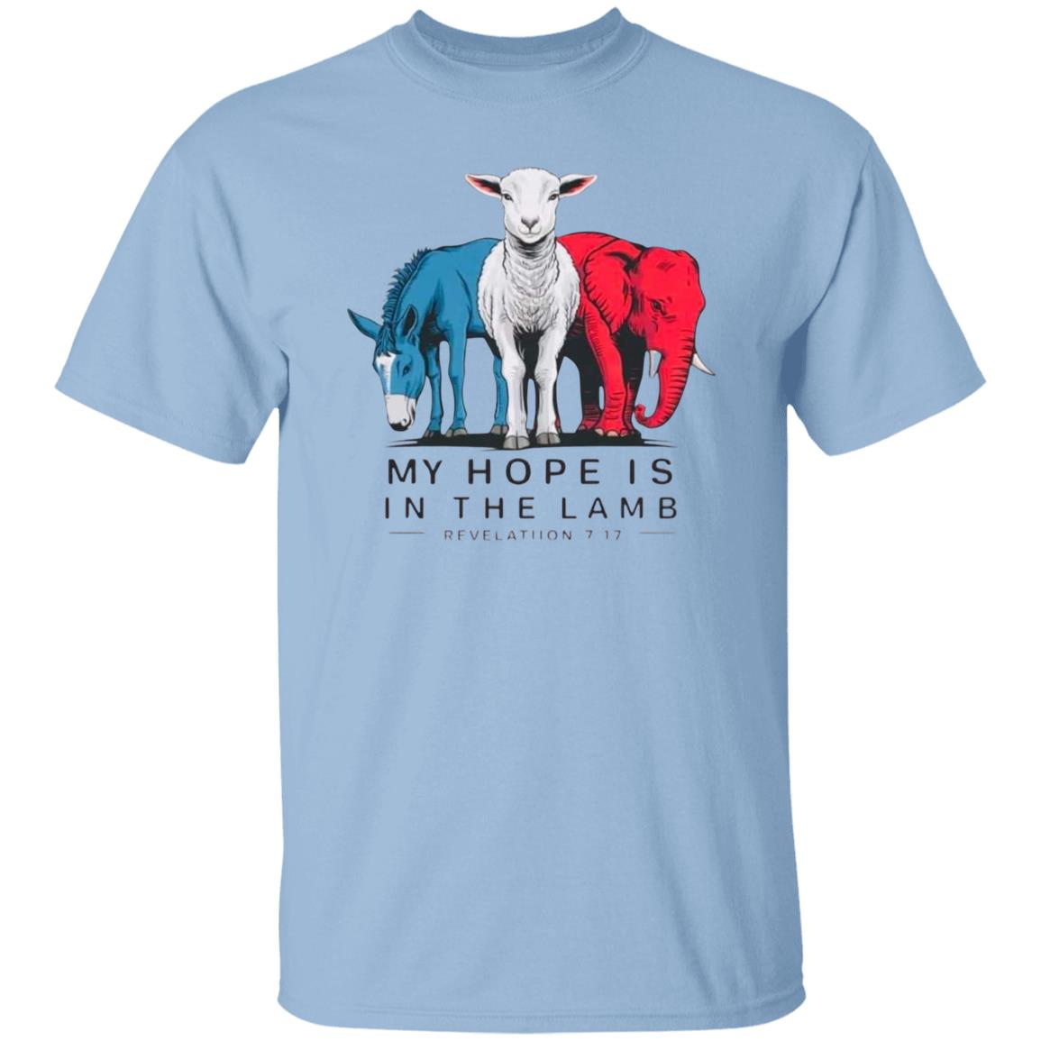 Hope in the Lamb - Men's Cotton Short Sleeve T-Shirt