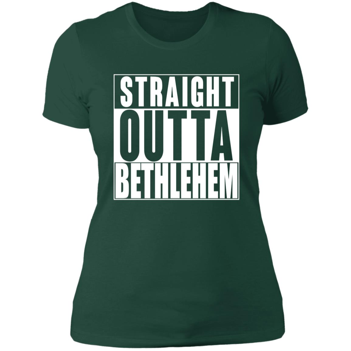 Straight Outta Bethlehem - Women's Boyfriend T-Shirt