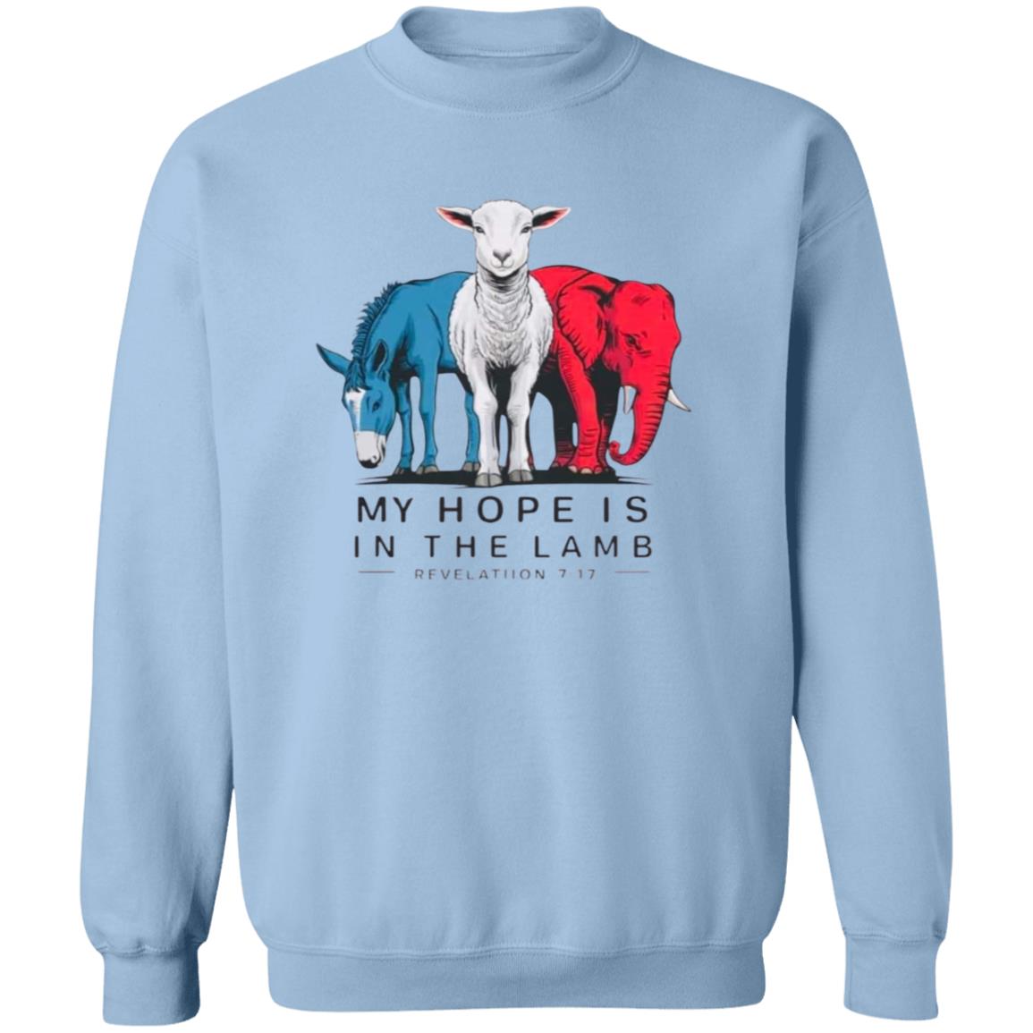 Hope in the Lamb- Men/Women Unisex Crewneck Sweatshirt