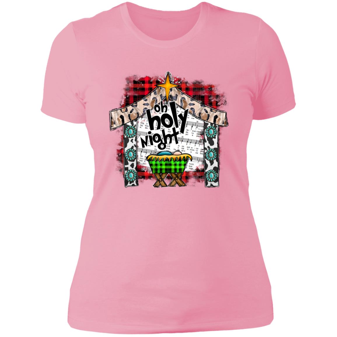 Oh Holy Night - Women's Boyfriend T-Shirt