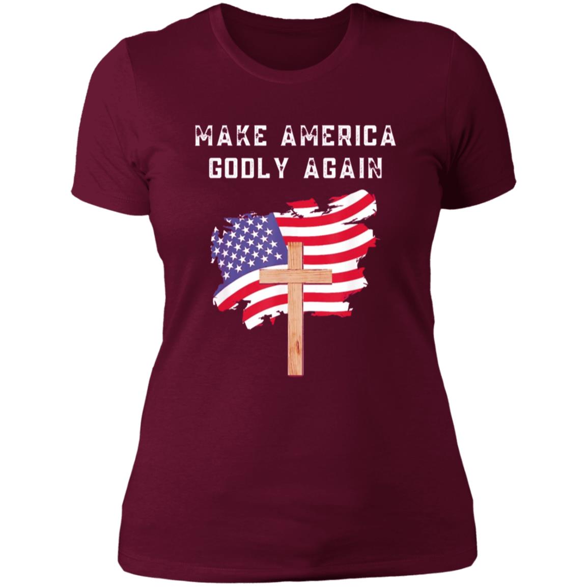 Make America Godly Again Women's Boyfriend T-Shirt