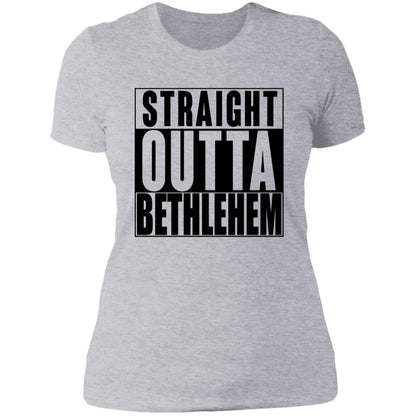 Straight Outta Bethlehem - Women's Boyfriend T-Shirt