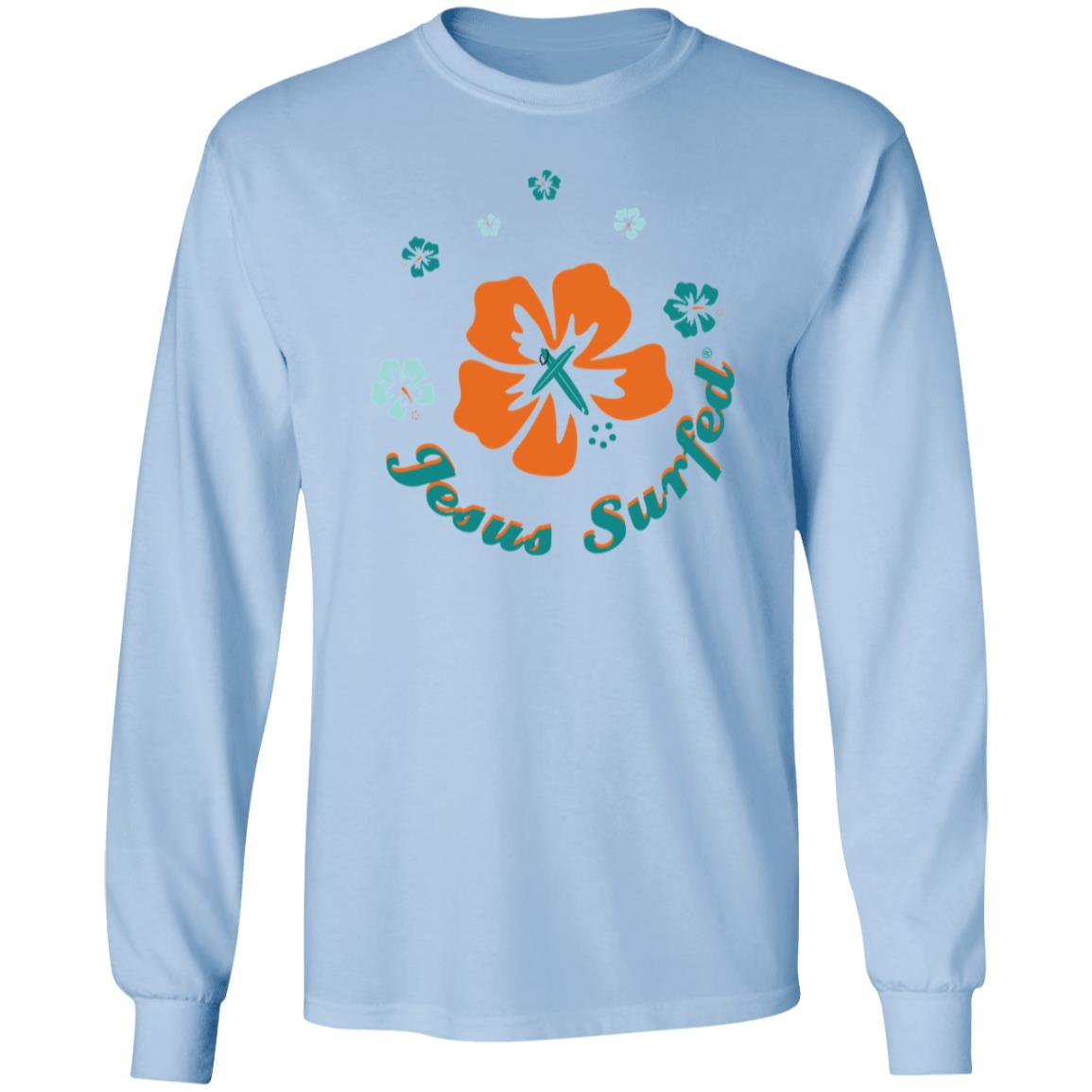Ring of Flowers Men/Women Unisex Cotton Long Sleeve T-Shirt