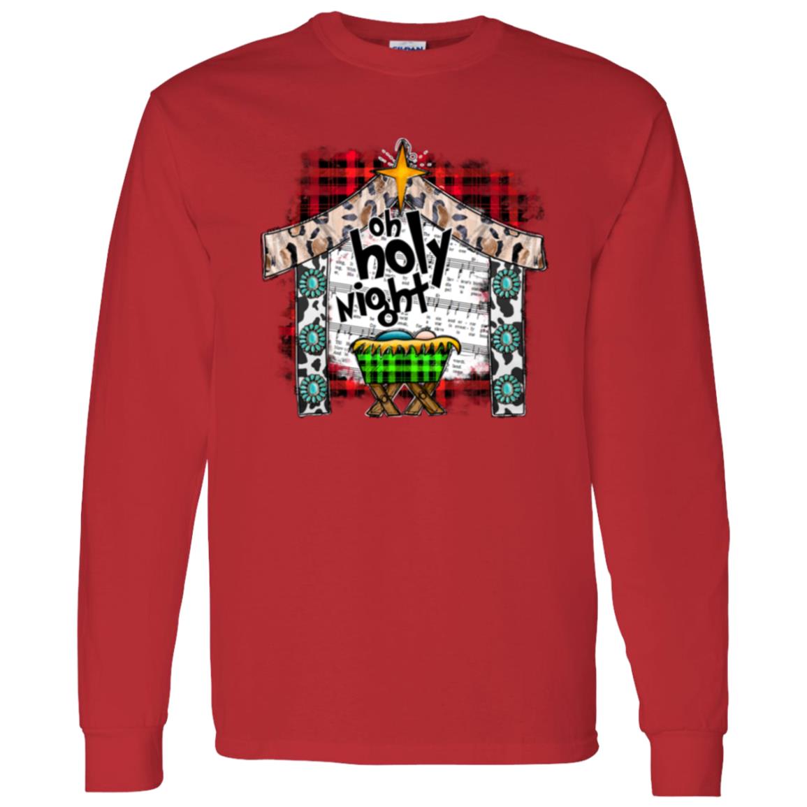 Oh Holy Night - Men/Women Unisex Classic Long Sleeve T-Shirt