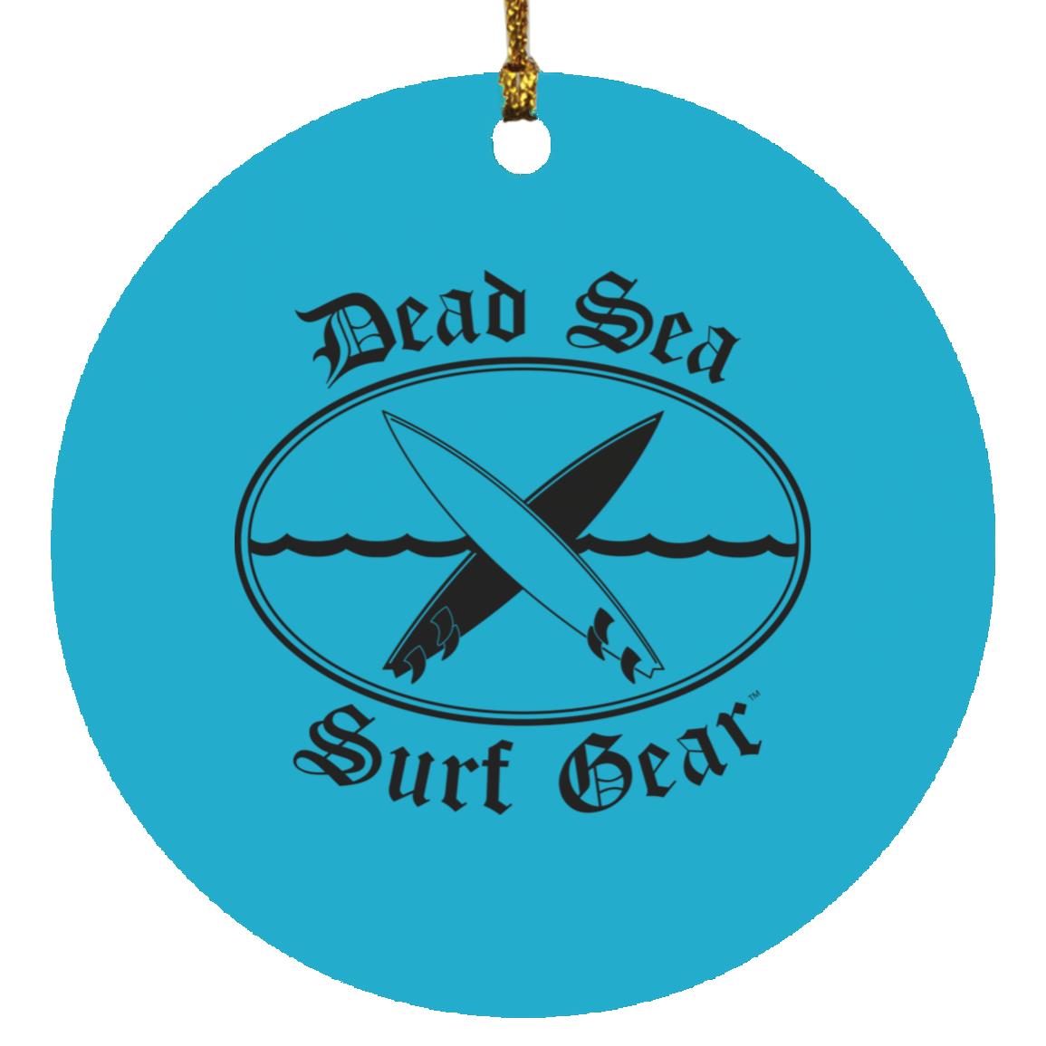 Dead Sea Surf Gear Circle Ornament