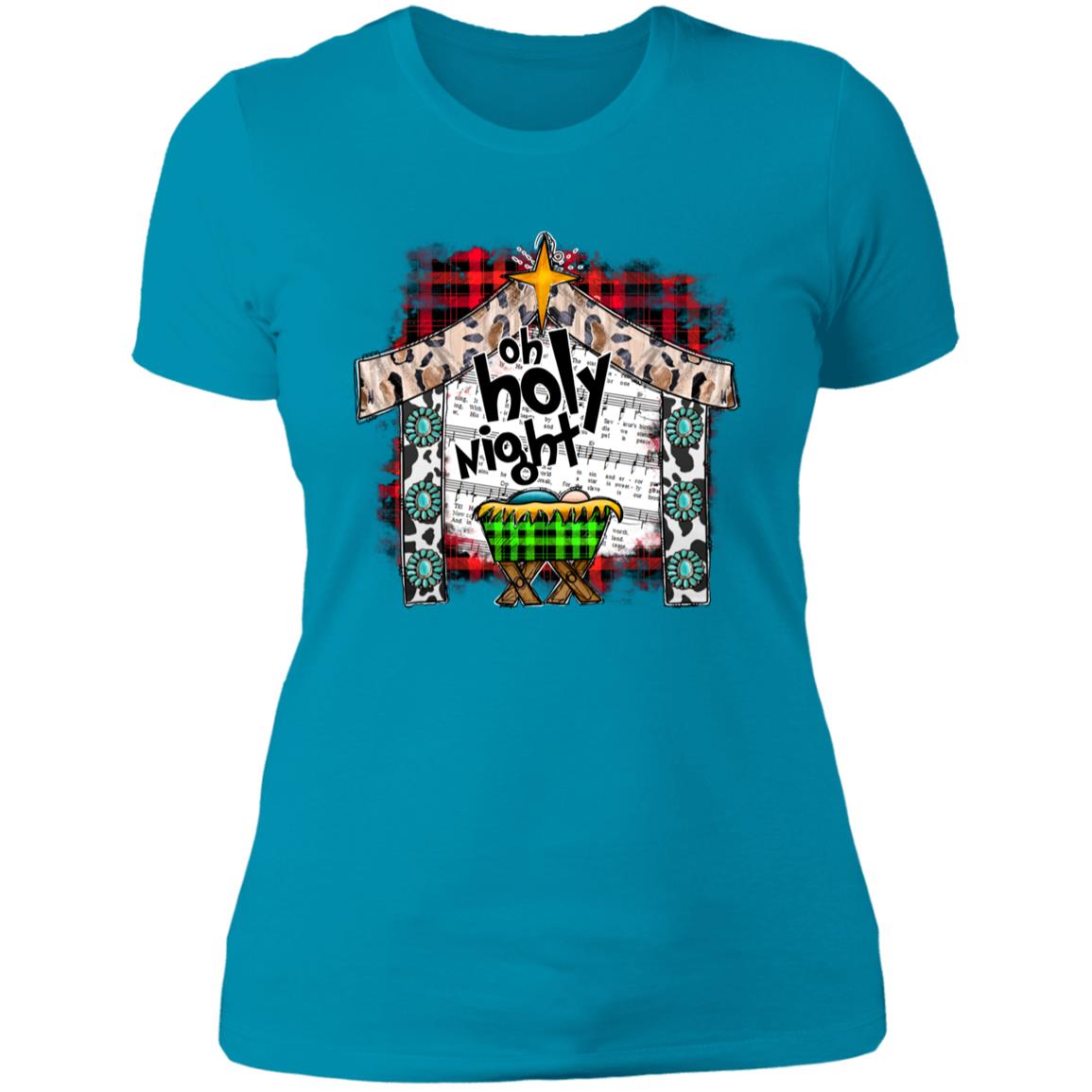 Oh Holy Night - Women's Boyfriend T-Shirt