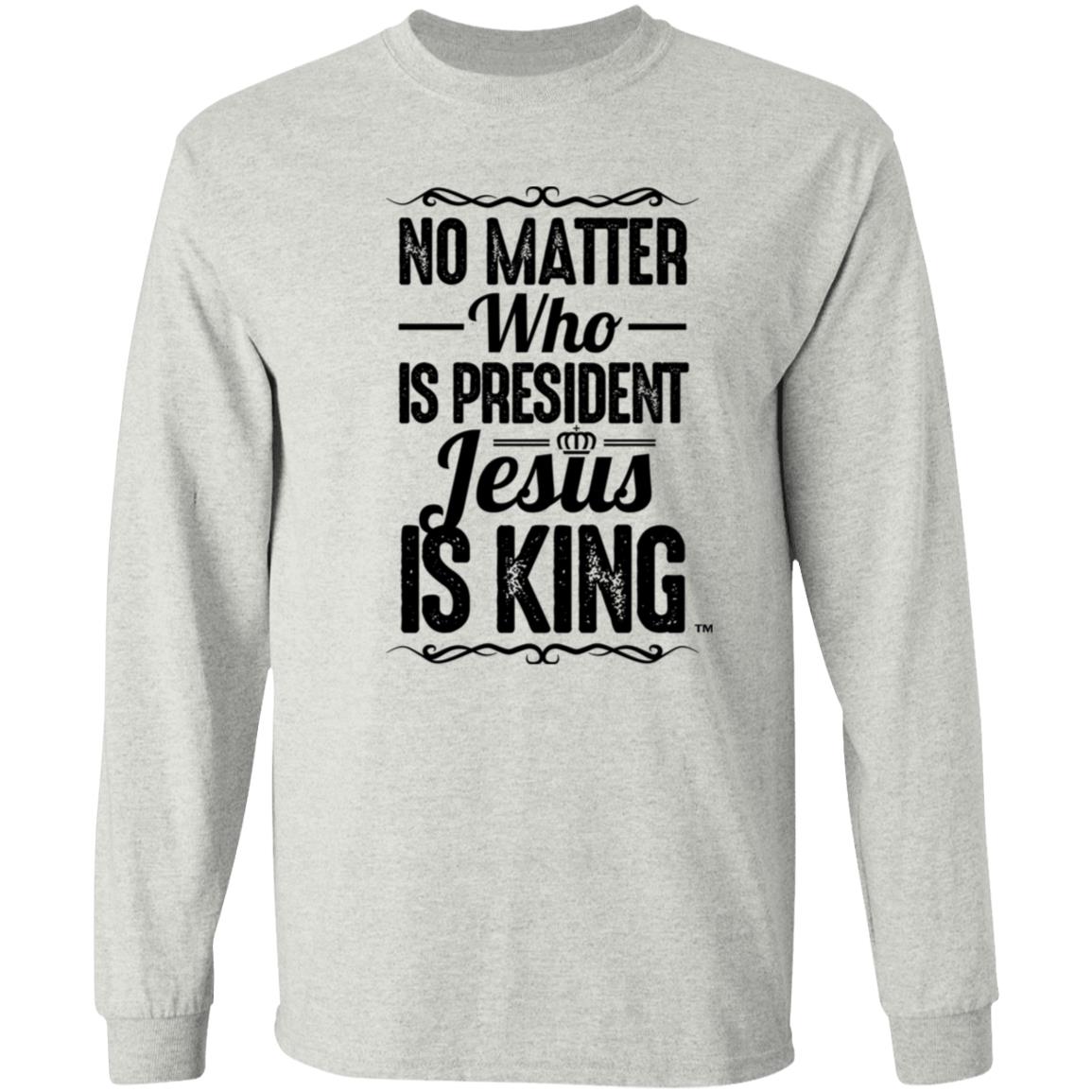 Jesus is King Men/Women Unisex Classic Long Sleeve T-Shirt