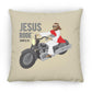 Cruis'n Jesus Large Square Pillow
