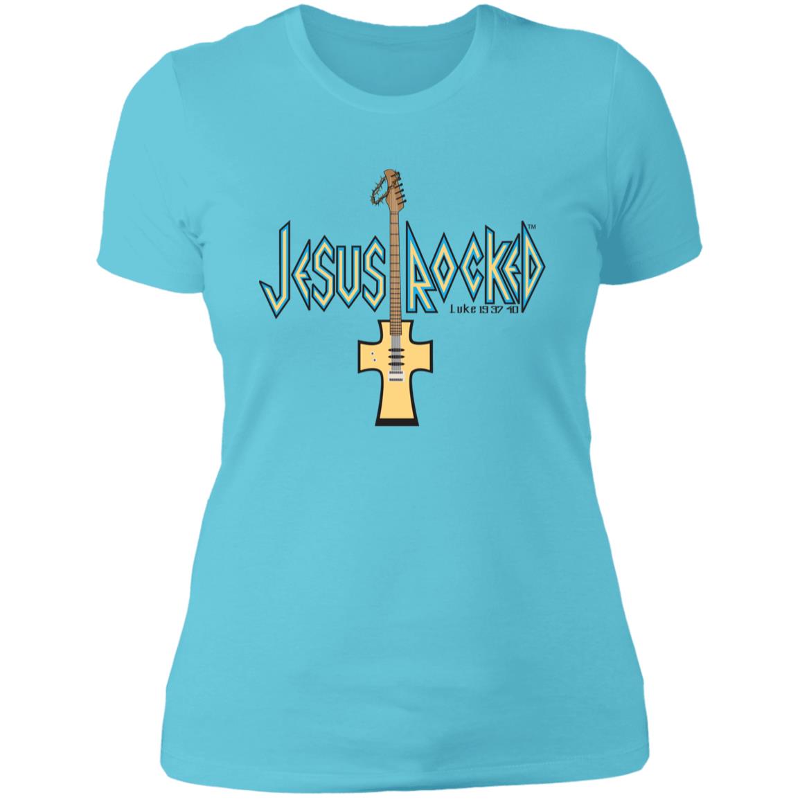 Cross Guitar - Women's Boyfriend T-Shirt