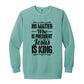 Jesus is King Men/Women Unisex Soft-Washed Crewneck Sweatshirt