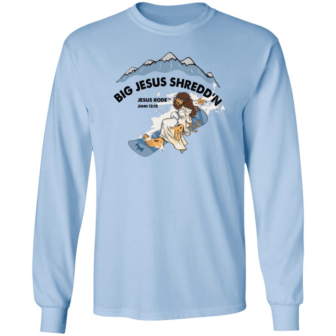 Shredd'n Jesus Men/Women Unisex Cotton Long Sleeve T-Shirt