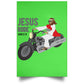 Cruis'n Jesus Satin Portrait Poster