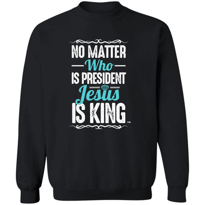 Jesus is King Men/Women Unisex Crewneck Sweatshirt