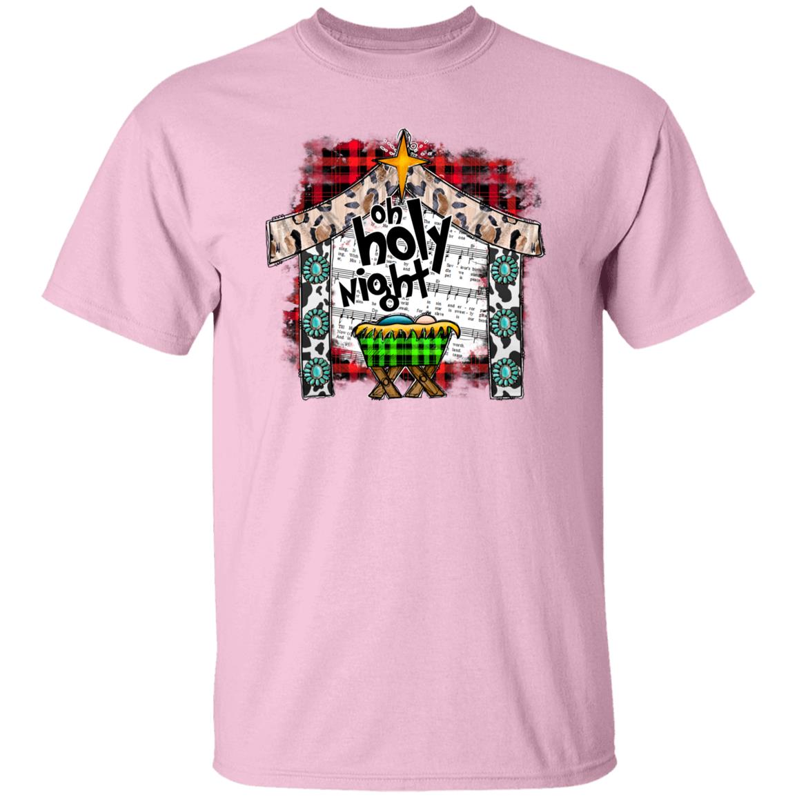 Oh Holy Night - Men's Cotton Short Sleeve T-Shirt