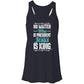 Jesus is King Women's Flowy Racerback Tank