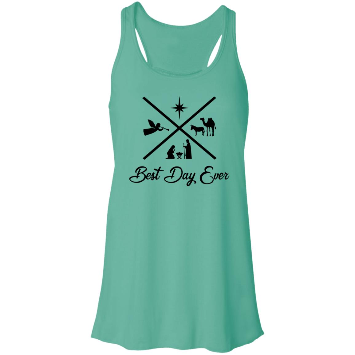 Best Day Ever - Women's Flowy Racerback Tank