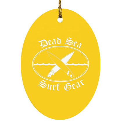 Dead Sea Surf Gear - Oval Ornament