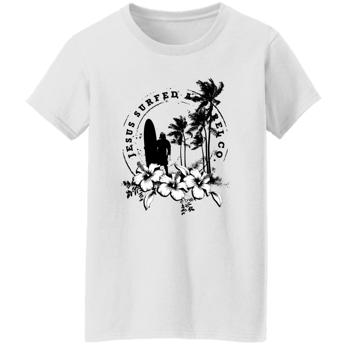 Jesus Surfed Apparel - Women's Cotton T-Shirt