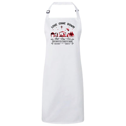 Love Came Down - Sustainable Unisex Bib Apron