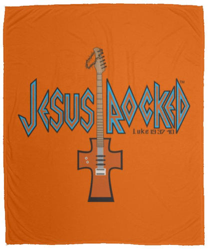 Cross Guitar Cozy Plush Fleece Blanket - 50x60