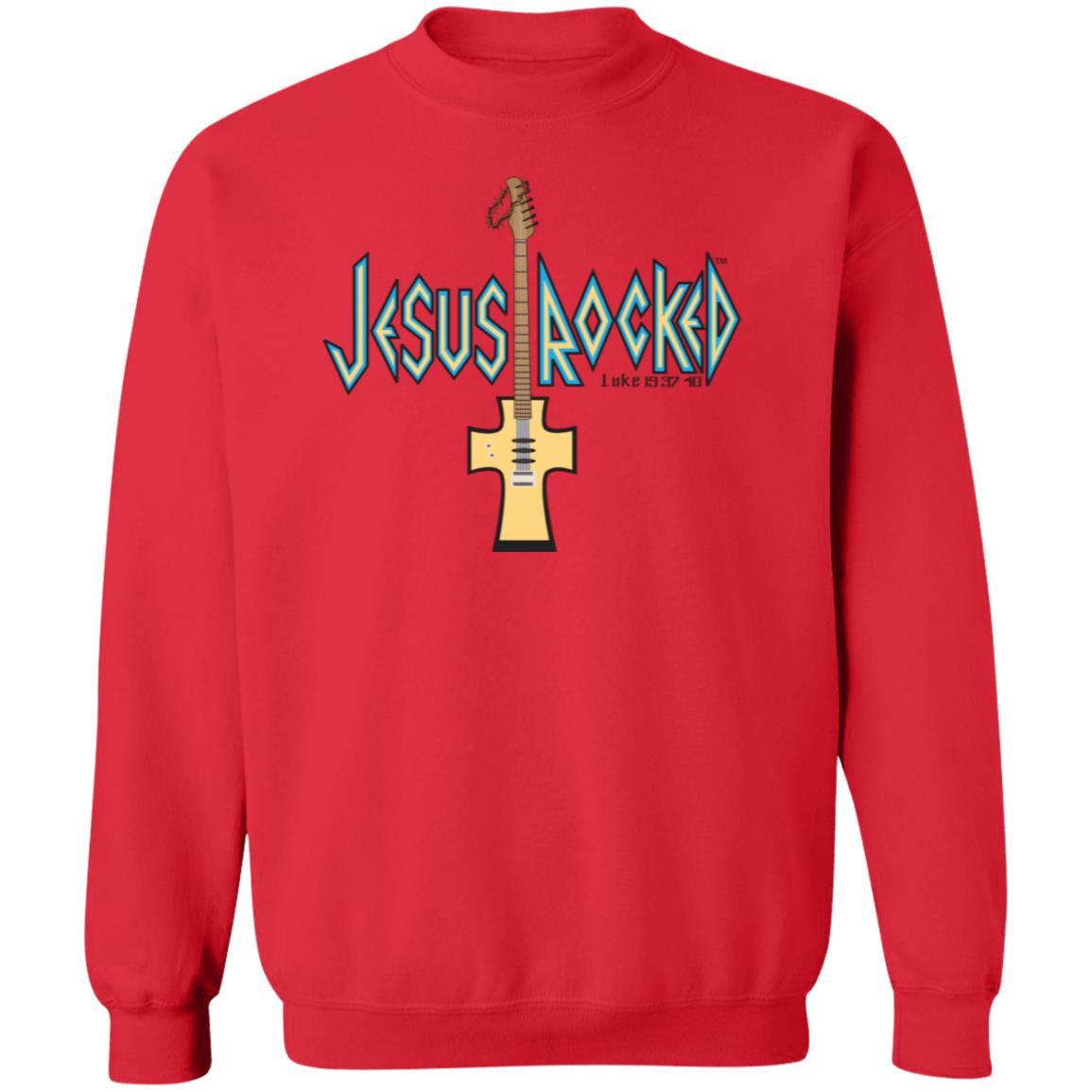 Cross Guitar - Men/Women Unisex Crewneck Sweatshirt