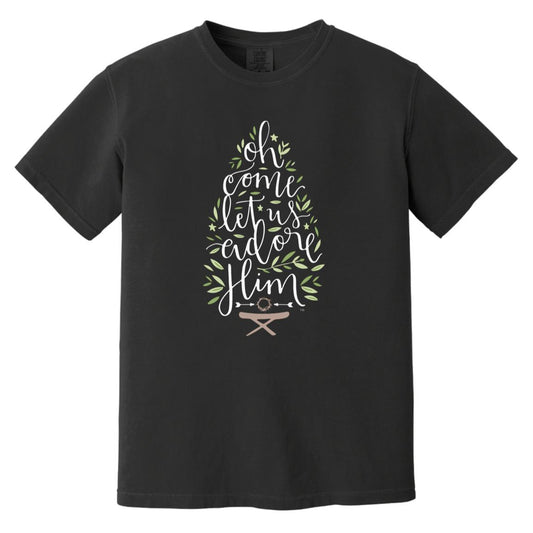 Let us adore Him - Men's Soft-Washed Comfort Cotton Short Sleeve T-Shirt