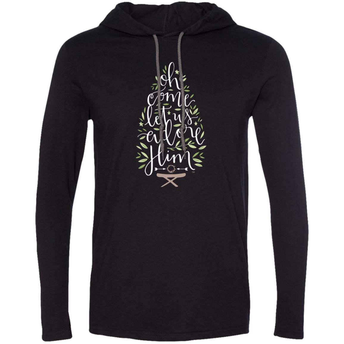 Let us adore Him - Men/Women Unisex Long Sleeve Hoodie T