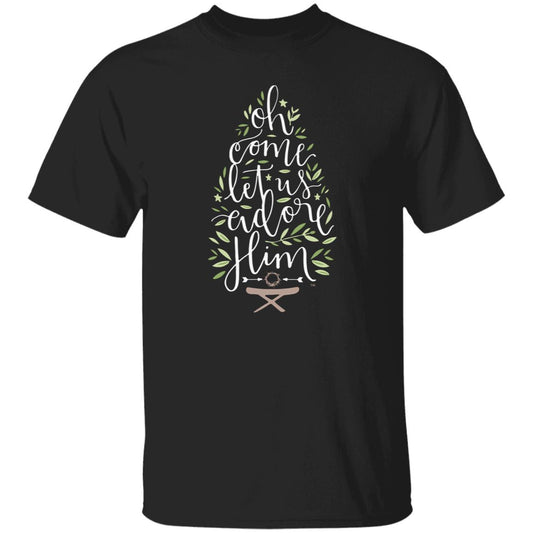 Let us adore Him - Men's Cotton Short Sleeve T-Shirt