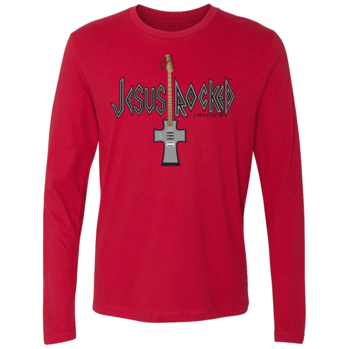Cross Guitar Men's Premium Long Sleeve T-Shirt