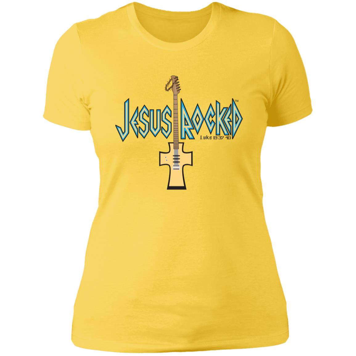 Cross Guitar - Women's Boyfriend T-Shirt