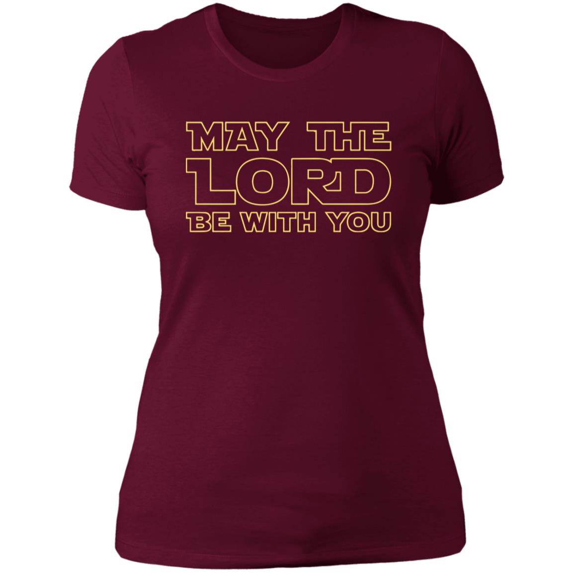 May The Lord Be With You - Women's Boyfriend T-Shirt