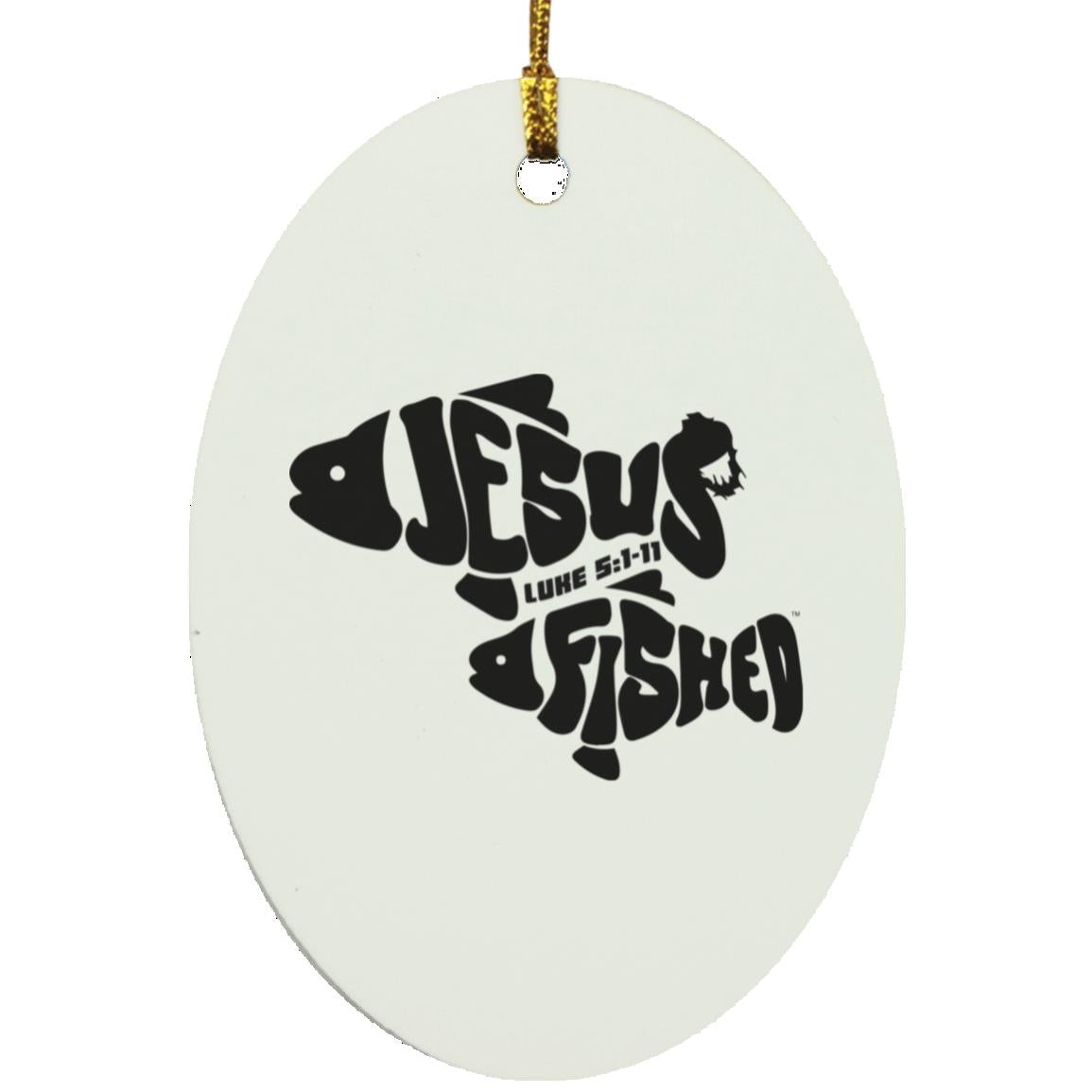 OneFish TwoFish Oval Ornament