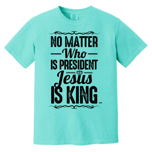 Jesus is King - Men's Soft-Washed Comfort Cotton Short Sleeve T-Shirt