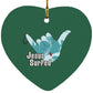 Aloha Spirit Heart Ornament