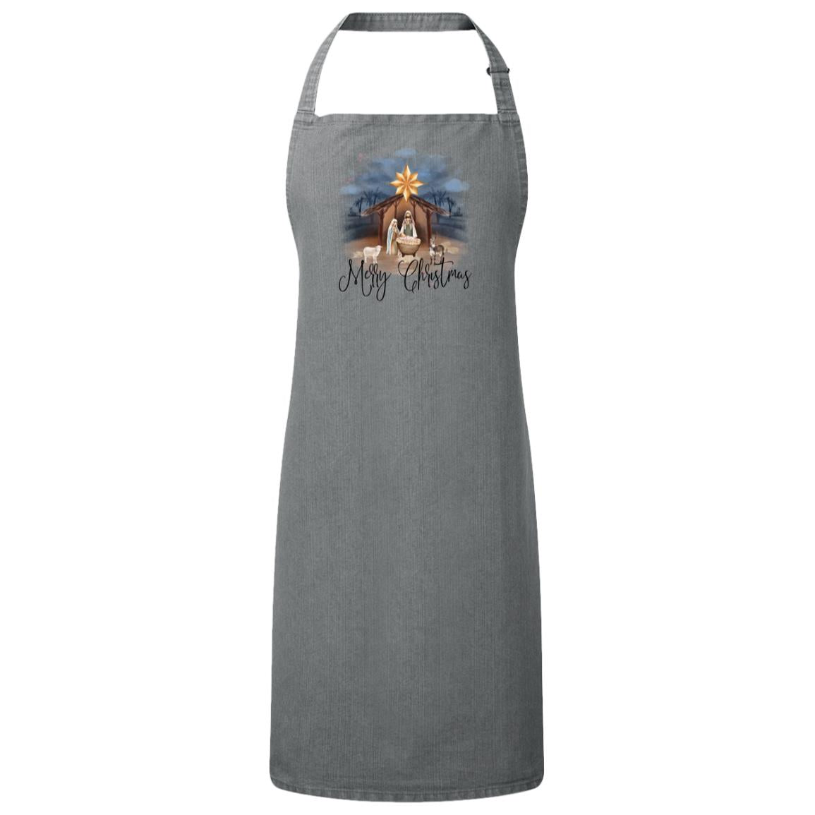 Merry Christmas - Sustainable Unisex Bib Apron