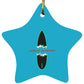 Broken Board Star Ornament