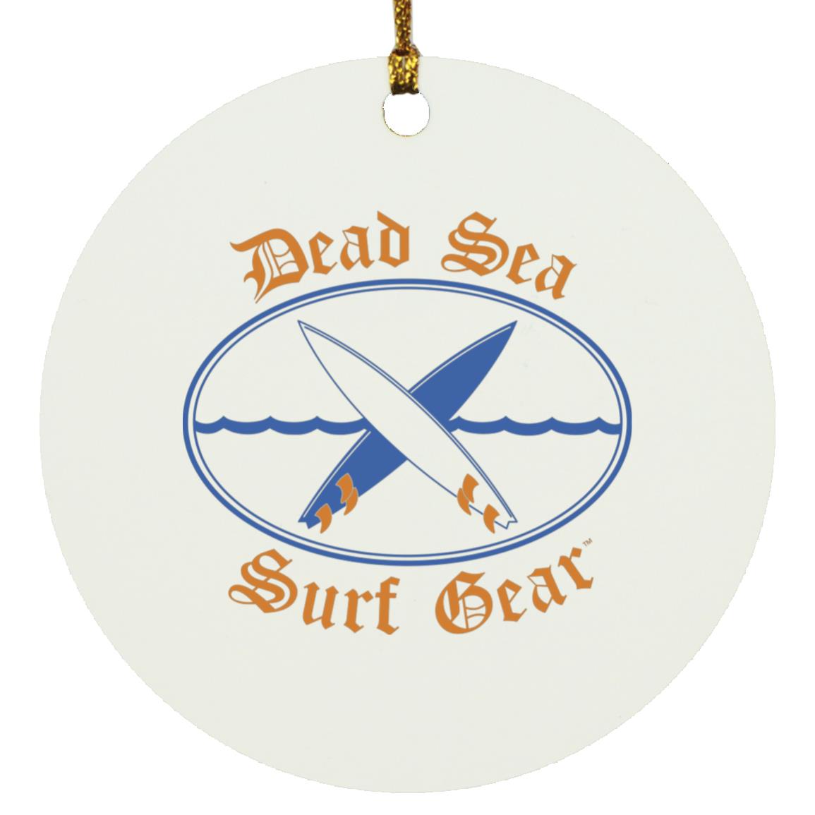 Dead Sea Surf Gear Circle Ornament