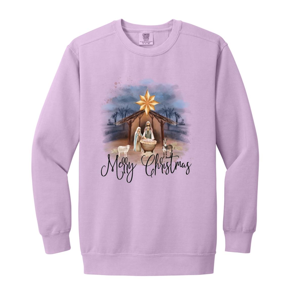 Merry Christmas - Men/Women Unisex Soft-Washed Crewneck Sweatshirt