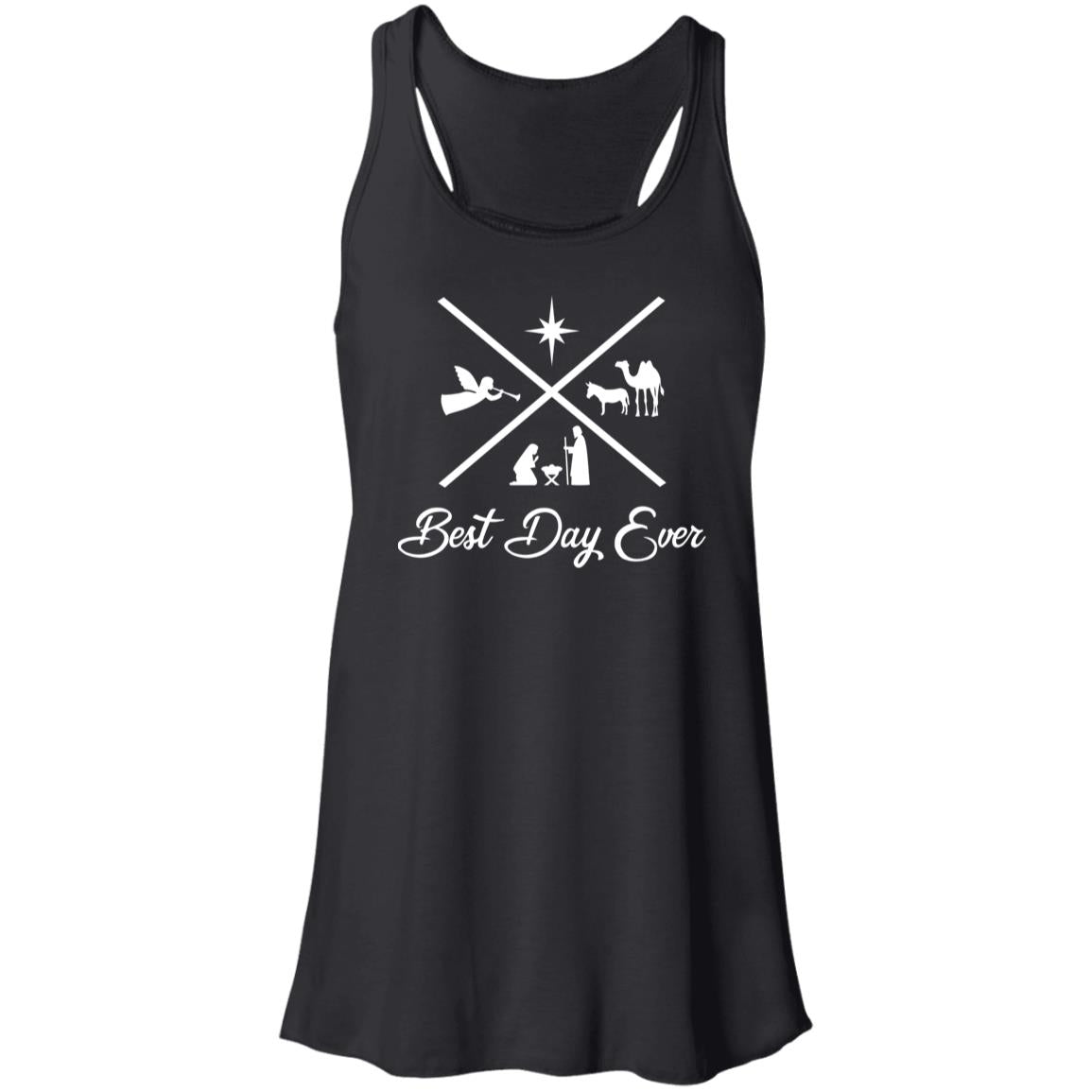 Best Day Ever - Women's Flowy Racerback Tank